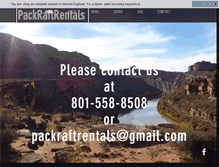 Tablet Screenshot of packraftrentals.com